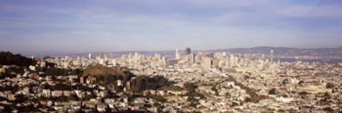 High angle view of a city San Francisco California USA Canvas Art - Panoramic Images (18 x 6)