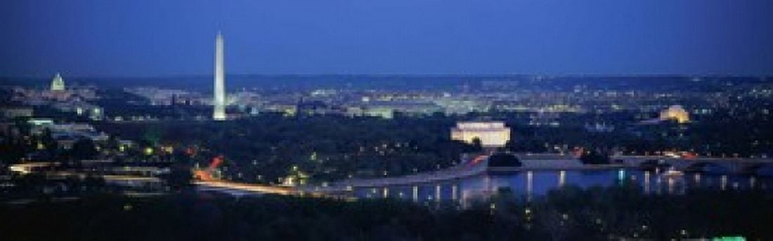 High angle view of a city Washington DC USA Canvas Art - Panoramic Images (18 x 6)