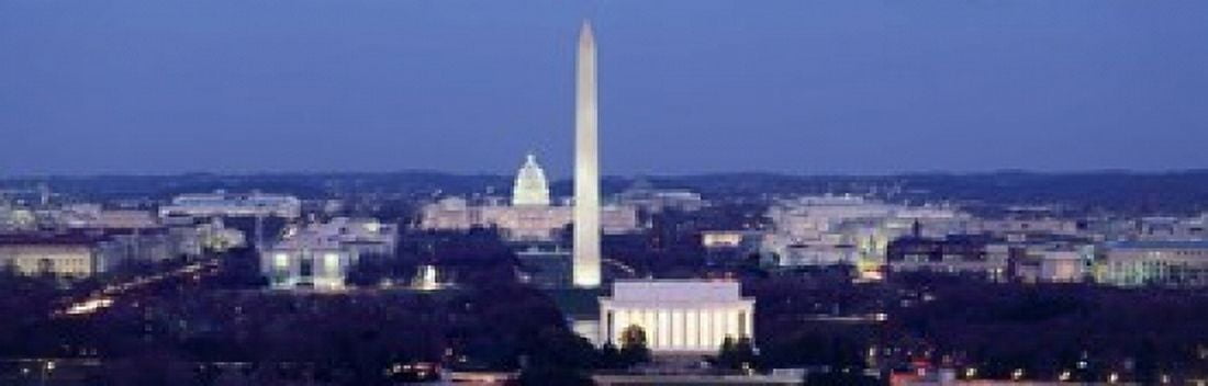 High angle view of a city Washington DC USA Canvas Art - Panoramic Images (18 x 6)