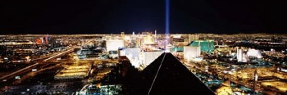 High angle view of a city from Mandalay Bay Resort and Casino Las Vegas Clark County Nevada USA Canvas Art - Panoramic Images (18 x 6)
