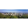 thumbnail image 1 of High angle view of a cityscape  Parc Mont Royal  Montreal  Quebec  Canada Poster Print by  - 36 x 12, 1 of 1