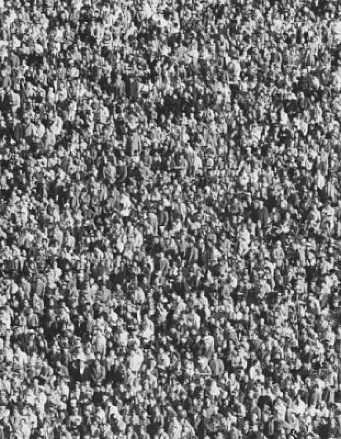 High angle view of a crowd Canvas Art - (24 x 36)