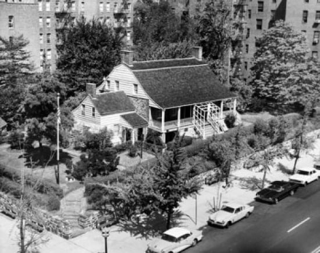 High angle view of a house Dyckman House Manhattan New York City New York State USA Canvas Art -  (18 x 24)