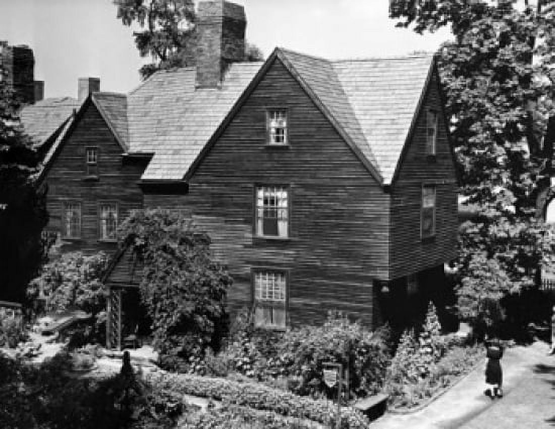 High angle view of a mansion The House of the Seven Gables Salem Massachusetts USA Canvas Art - (18 x 24)