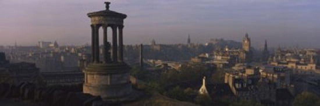 High angle view of a monument in a city Edinburgh Scotland Canvas Art - Panoramic Images (18 x 6)