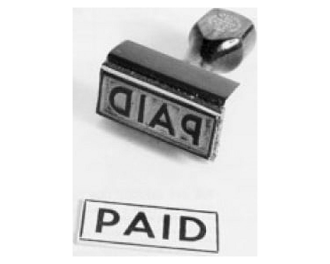High angle view of a paid rubber stamp Canvas Art - (18 x 24)