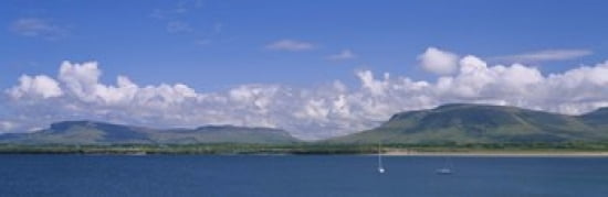 High angle view of a sailboat Donegal Bay Republic of Ireland Canvas Art - Panoramic Images (36 x 12)