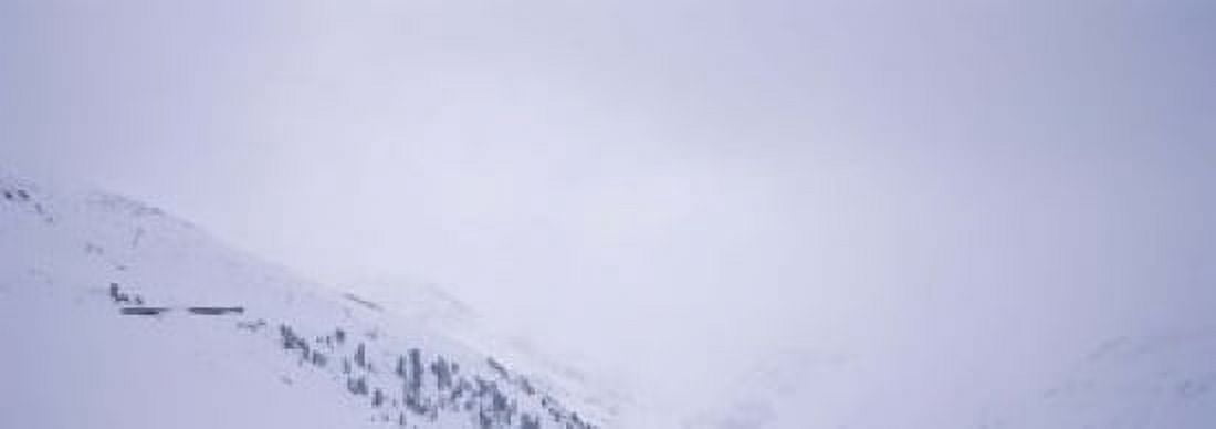 High angle view of a ski resort Arlberg St Anton Austria Canvas Art - Panoramic Images (18 x 7)