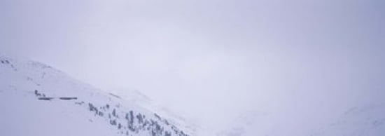 High angle view of a ski resort Arlberg St Anton Austria Canvas Art - Panoramic Images (36 x 13)