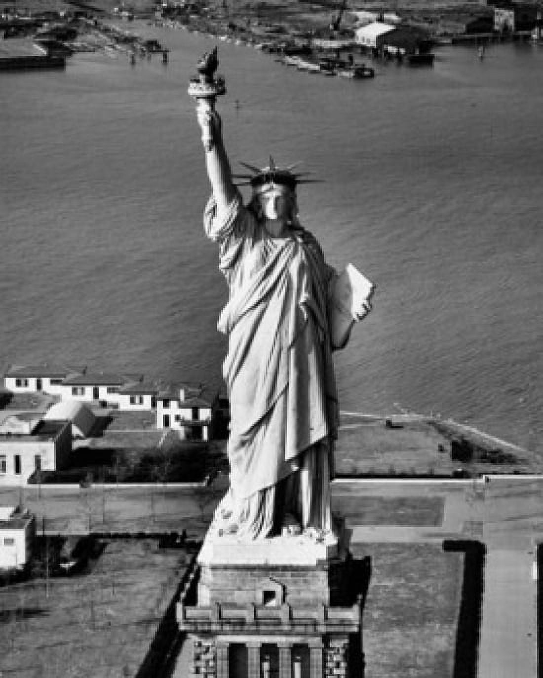 High angle view of a statue Statue of Liberty New York City New York State USA Canvas Art - (18 x 24)