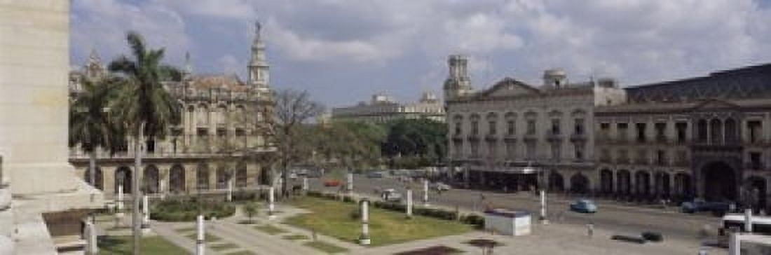 High angle view of a theater National Theater of Cuba Havana Cuba Canvas Art - Panoramic Images (18 x 6)