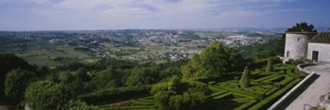 High angle view of a town Pousada Sintra Lisbon Portugal Canvas Art - Panoramic Images (18 x 6)