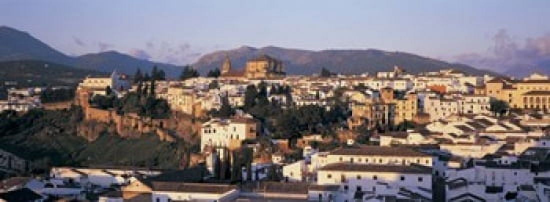 High angle view of a town Ronda Andalucia Spain Canvas Art - Panoramic Images (18 x 7)
