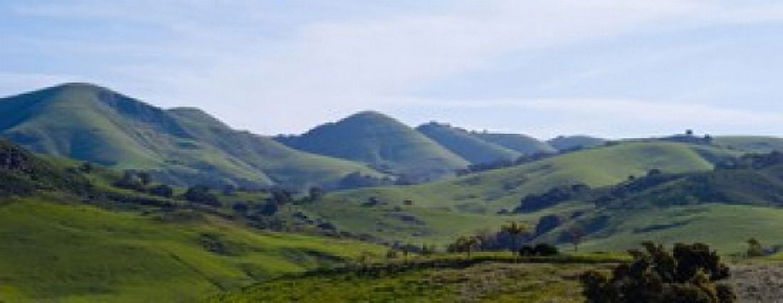 High angle view of a valley Edna Valley San Luis Obispo County California USA Canvas Art - Panoramic Images (30 x 12)