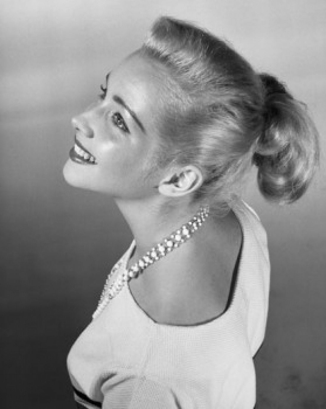 High angle view of a young woman smiling Canvas Art - (24 x 36)