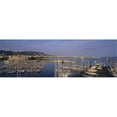 thumbnail image 1 of High angle view of boats docked at harbor  Cannes  France Poster Print by  - 36 x 12, 1 of 1