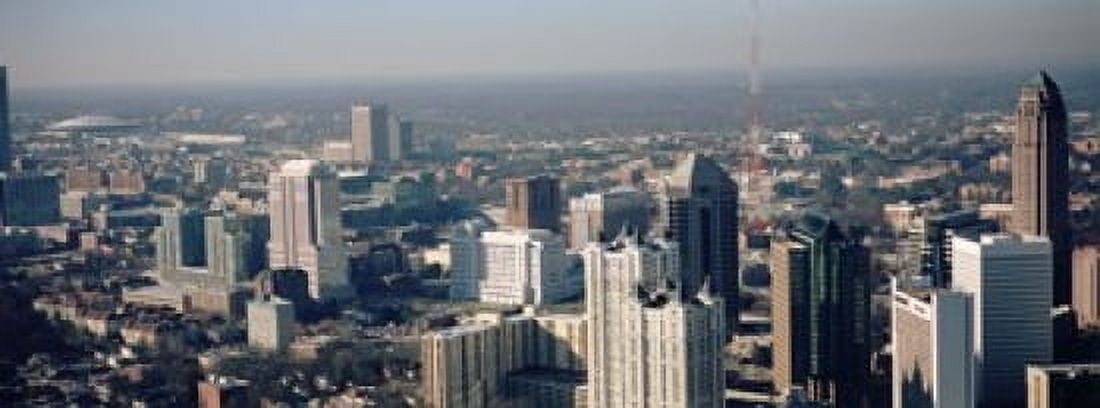 High angle view of buildings in a city Atlanta Georgia USA Canvas Art - Panoramic Images (18 x 7)