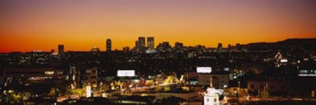 High angle view of buildings in a city Century City City of Los Angeles California USA Canvas Art - Panoramic Images (18 x 6)