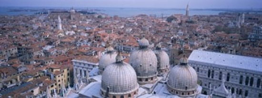 High angle view of buildings in a city Doges Palace Venice Italy Canvas Art - Panoramic Images (15 x 6)