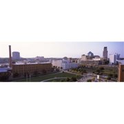 High angle view of buildings in a city Durham Durham County North Carolina USA Poster Print by - 36 x 12