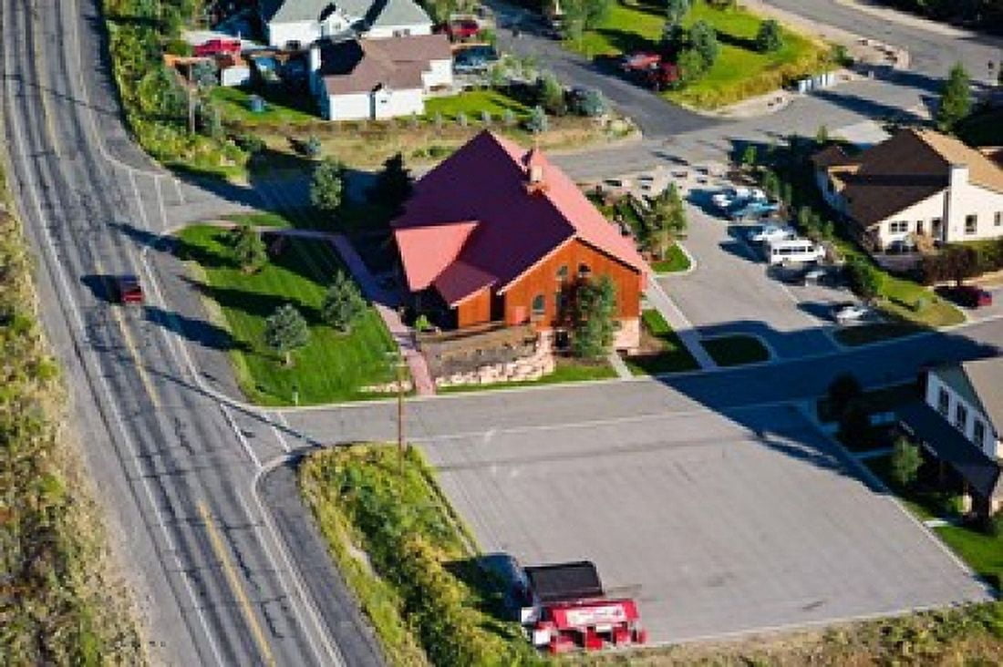 High angle view of buildings in a town Park City Utah USA Canvas Art - Panoramic Images (36 x 24)