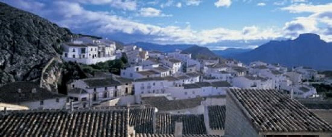High angle view of buildings in a town Velez Blanco Andalucia Spain Canvas Art - Panoramic Images (15 x 6)