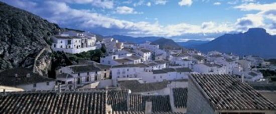 High angle view of buildings in a town Velez Blanco Andalucia Spain Canvas Art - Panoramic Images (30 x 13)