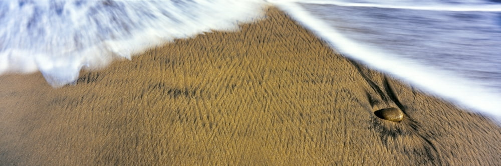 High angle view of natural pattern on the beach Cerritos Beach Cerritos Baja California Sur Mexico Canvas Art - Panoramic Images (27 x 9)