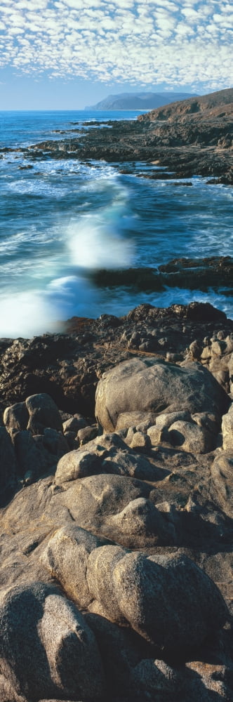 High angle view of rocks on the coast Cerritos Beach Todos Santos Baja California Sur Mexico Canvas Art - Panoramic Images (36 x 12)