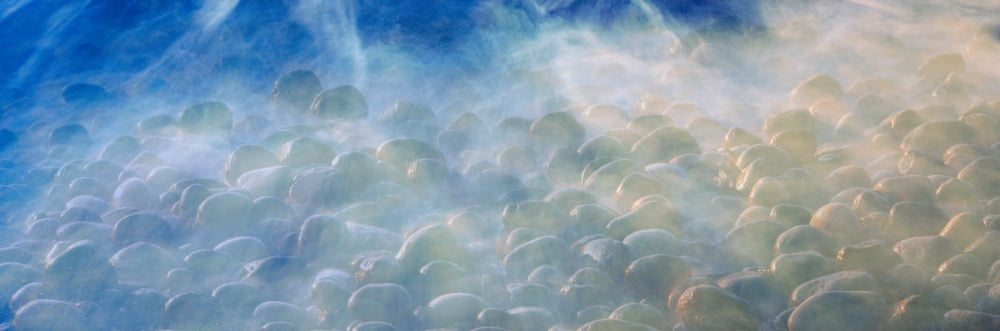 High angle view of stones in ocean Calumet Park Beach La Jolla San Diego California USA Canvas Art - Panoramic Images (36 x 12)