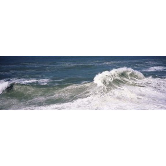 High angle view of waves in the sea Australia Canvas Art - Panoramic Images (18 x 6)