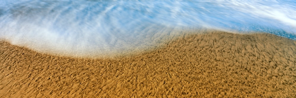 High angle view of waves on the beach Playas De Rosarito Baja California Sur Mexico Canvas Art - Panoramic Images (36 x 12)