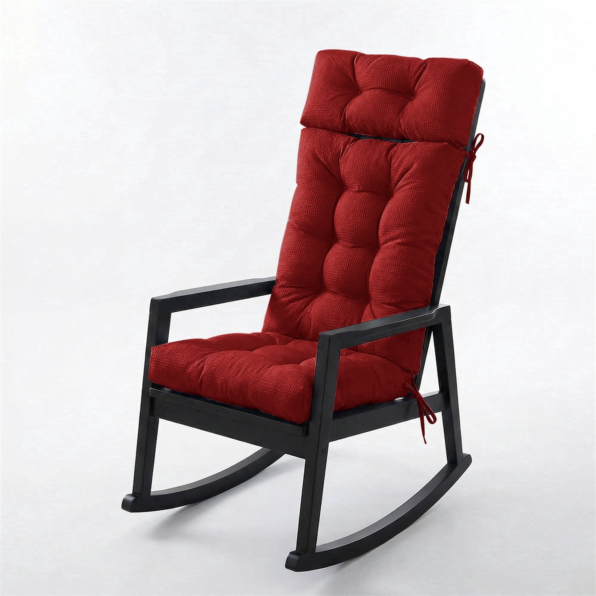 Millsilo 3-Piece High Back Rocking Chair Cushion Set, 52