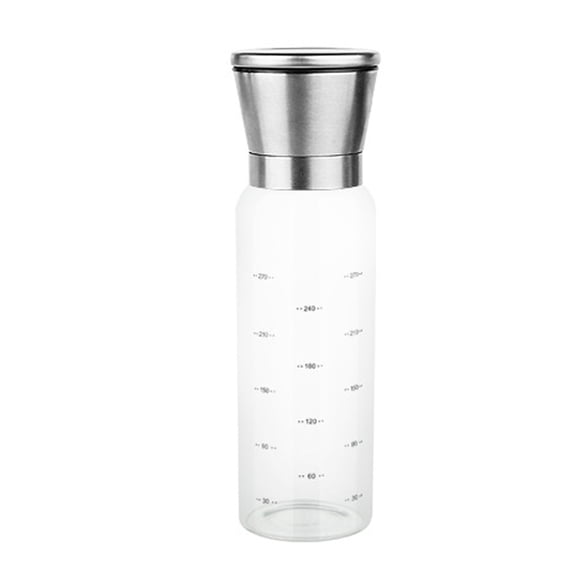 High borosilicate glass pepper grinder, manual seasoning bottle and jar