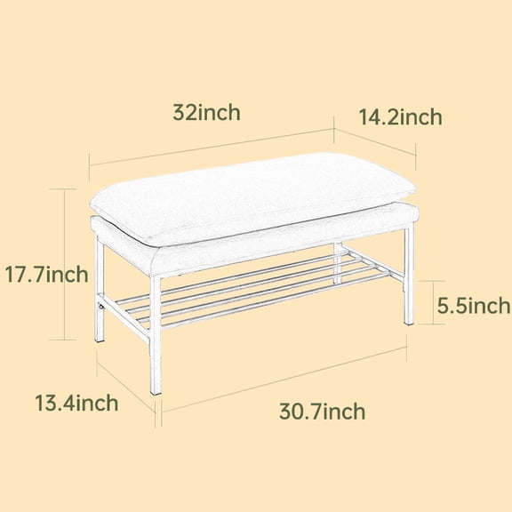 High - density Seat Foam, Versatile Usage - Additional Bench for Friends Gathering