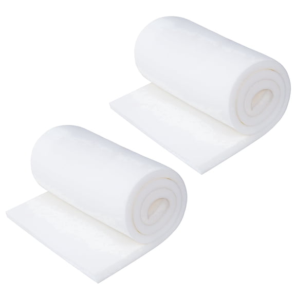 Millsilo 24 x 72 x 3" (2-Pack) High-Density Foam Cushion Replacement Pads, Firm Seat Foam Inserts for Long Bench, Sofa & Window Seating