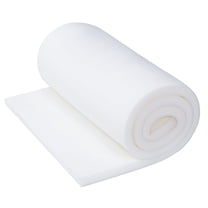Millsilo High Density Upholstery Foam Pad for Sofa & Bench Seating, 24 x 72 x 2" Rectangular Cushion Replacement Foam, DIY Cuttable, White