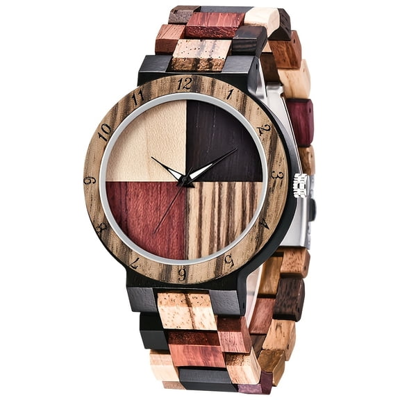 High-end Atmospheric Wood Watch Environmental Protection Large Dial Creative Personality Trend Watch