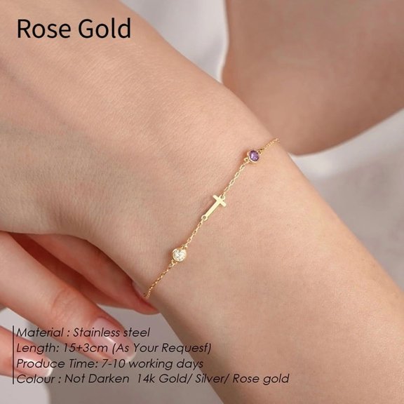 High-end Fashion Titanium Steel Name Lettering Bracelet
