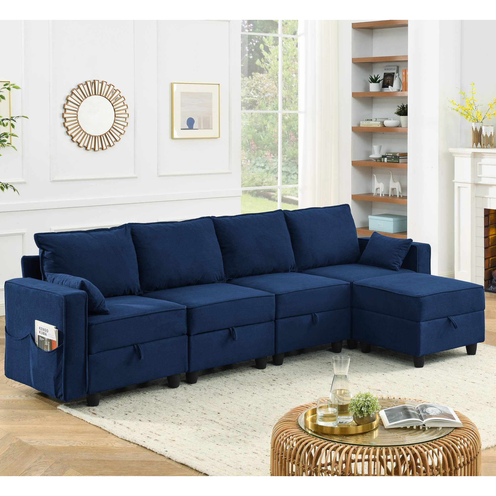 Highend Modular Sofa Couch, Storage Sectional Sofa set for Living Room