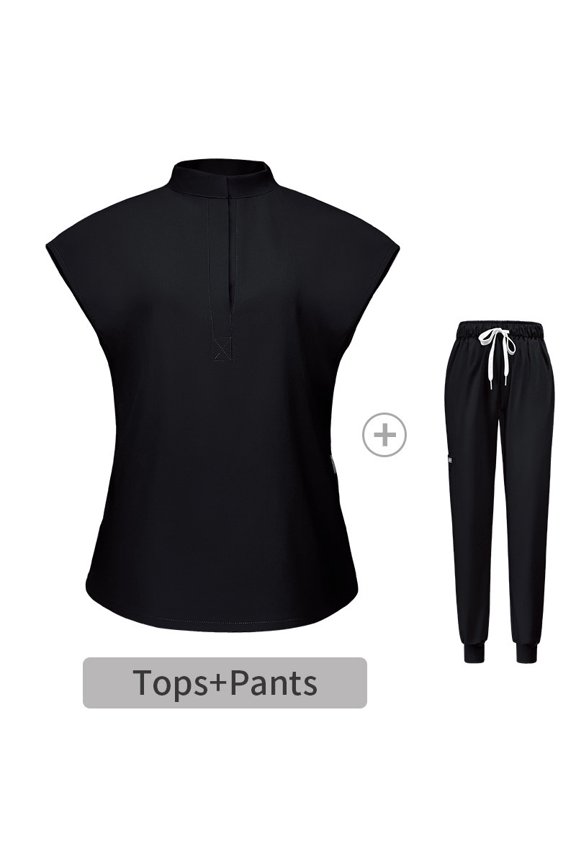 High-end Nurse Uniform Women's Split Suit Oral Dentistry Doctor Work Clothes Women's Elastic Quick-drying Doctor Professional Suit