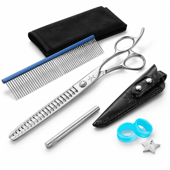 Hig Cat High-end Professional Dog Thinning Teeth Blending Shears Pet ...