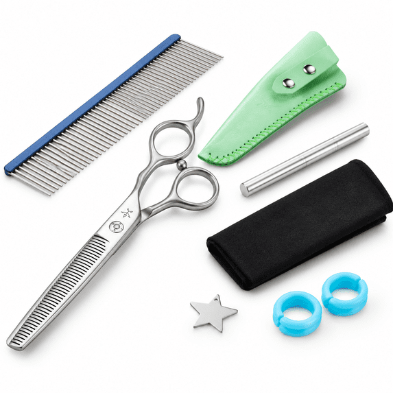 Hig Cat High-end Professional Dog Thinning Teeth Blending Shears Pet ...