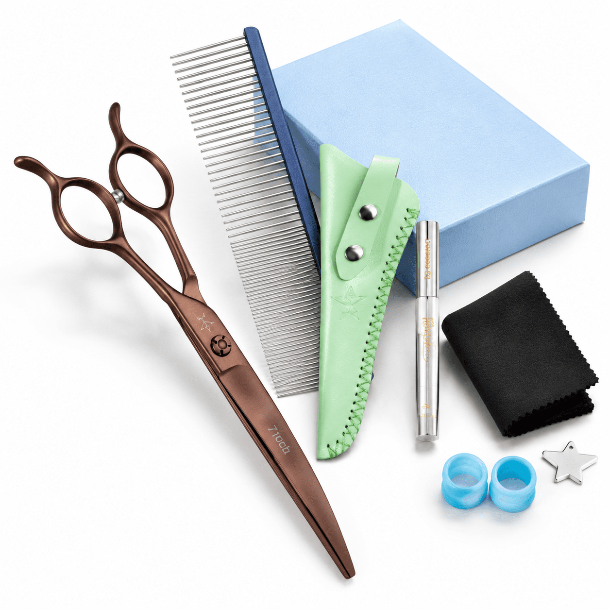 Hand Make Food High-end Professional Dogd Pet Shears 7 Inchesly Very Made Of Stainless ...