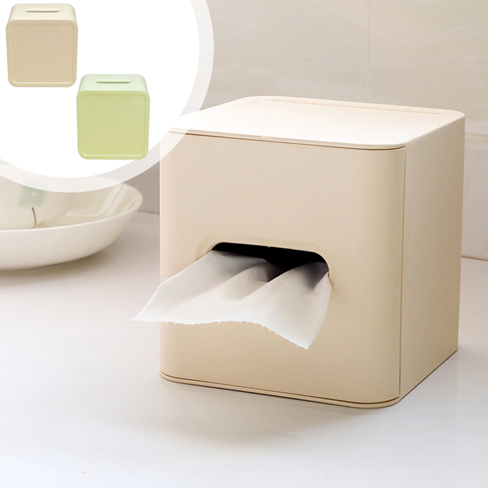 High-end Tissue Box Drawer, Modern Paper Organizer, Slim Design, Living ...