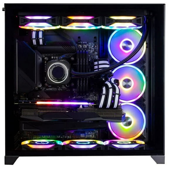 High end gaming PC, RTX 3070, 16GB DDR4, 1TB m.2 SSD, Liquid cooled, custom RGB