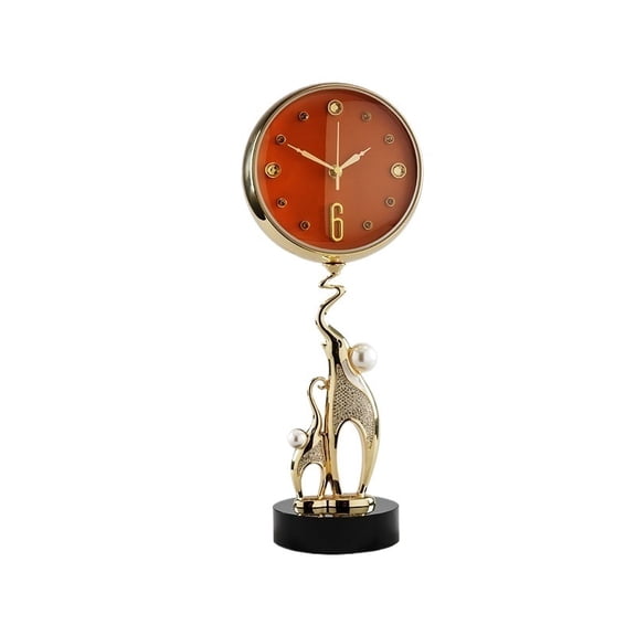 High-grade Creative Crystal Tabletop Clock Living Room Decorations Desk Clock Pendant