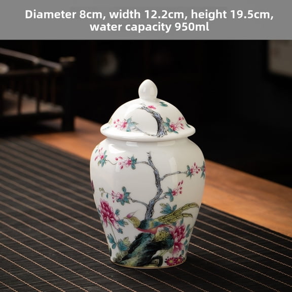 High-grade Sealed Tea Can Household Storage Tank Chinese Large and Medium General Tank Ornament Pu'er White Tea Moisture-proof Seal
