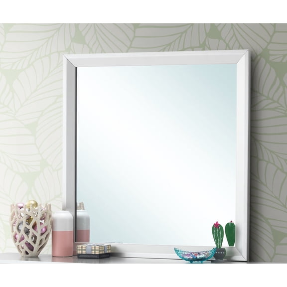 High - grade laminate, particle board mirror | Used on dresser for clear visual effect
