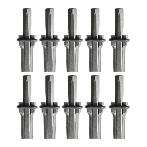 High hardness rock crusher 5/8 plugging wedge Open iron chisel Stonemason's sharp chisel for burin(10pcs)